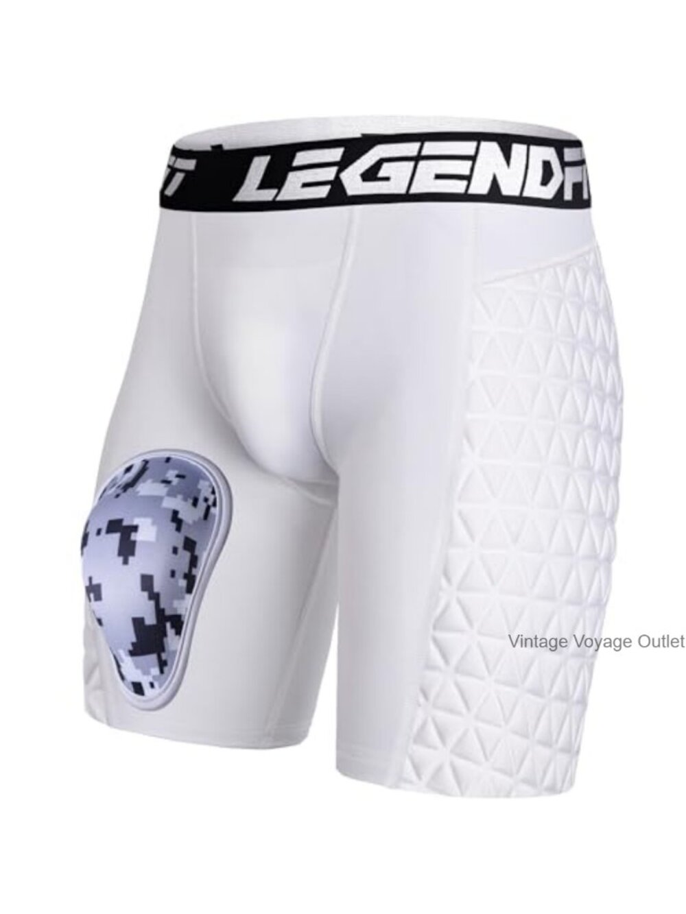 Men's Baseball Sliding Shorts with Protective Triangle Cup Pocket